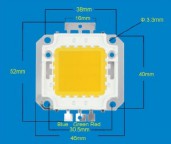 Купить SMD светодиод 20 Вт белый цвет 20xLED 300 мА detaluhi.ho.ua Интернет магазин в Каменец-Подольском, устройства, радиодетали, интсрументы.