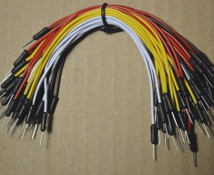 Купить Провод многожильный 15см с наконечниками detaluhi.ho.ua Интернет магазин в Каменец-Подольском, устройства, радиодетали, интсрументы.